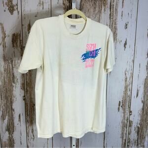 Stedman, Sigma Chi Derby Days 1989, White Short Sleeve Tee. Size Large.